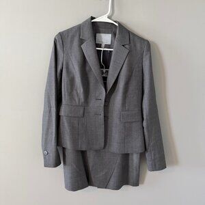 Classiques Entier Gray Skirt Suit Set